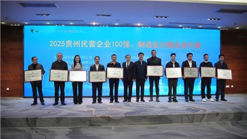中偉股份登頂“貴州民營企業(yè)100強(qiáng)”榜首！